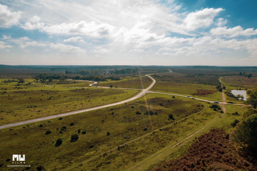 New Forest England Aerial