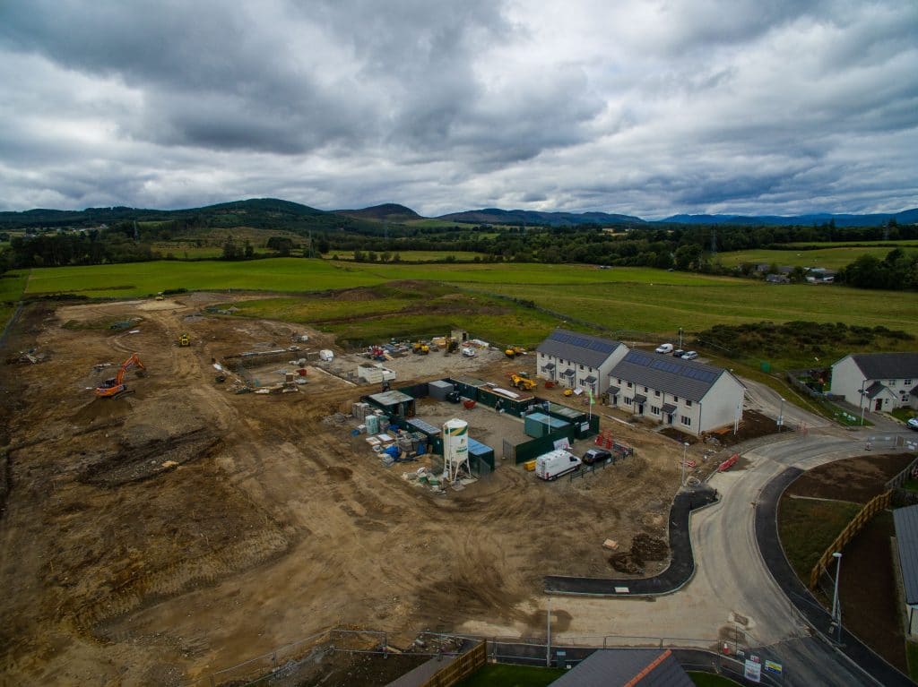 Aerial Photography - Muir of Ord Tulloch Homes