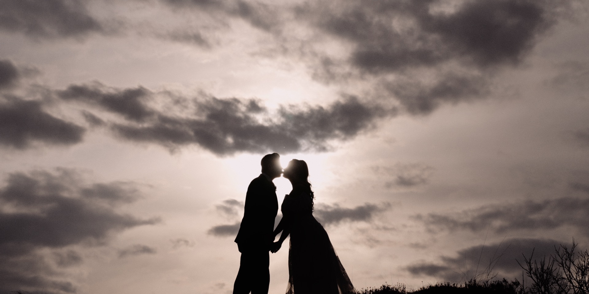 kathleen and grant elopement glencoe silhouette